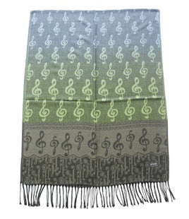 Music Notes Colorful Scarf