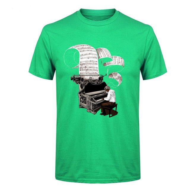 Composer Music Note Piano Tee