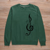 Rose Treble Clef Sweatshirt