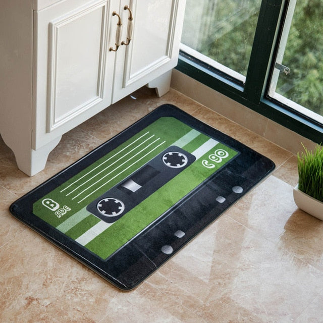 Colorful Retro Magnetic Tape Carpet