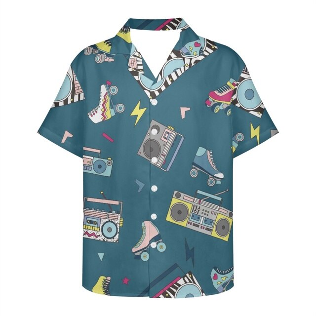 Music Guitar Rock Patterns Shirt