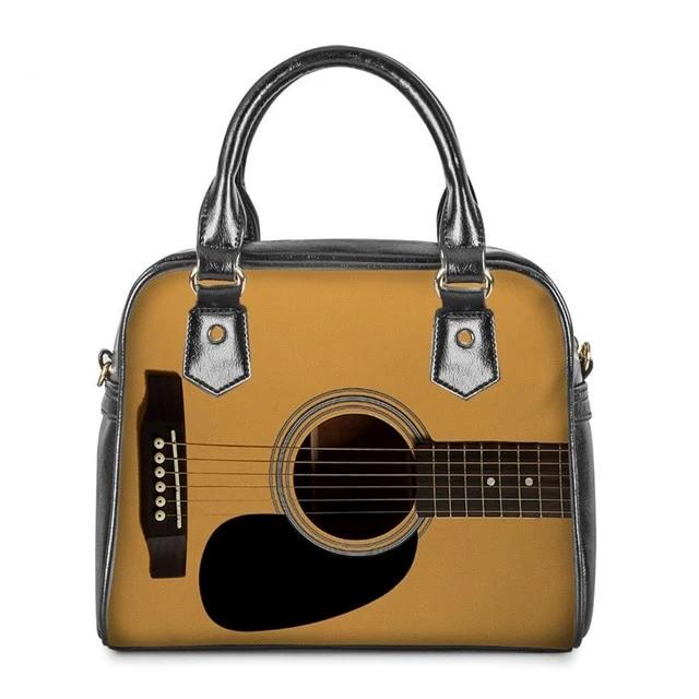Guitar Women's Leather Handbag