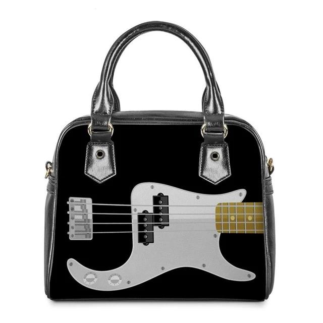Guitar Women's Leather Handbag