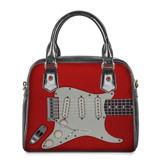 Guitar Women's Leather Handbag