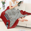 Guitar Print Sherpa Blanket