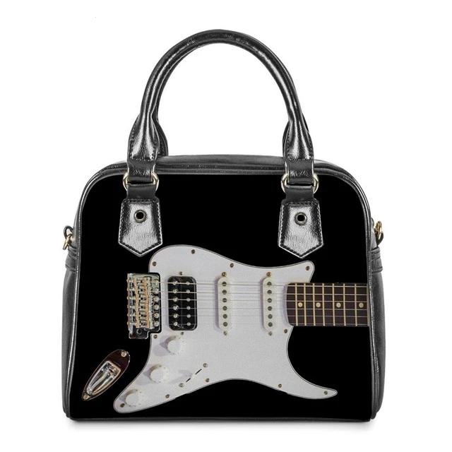 Guitar Women's Leather Handbag