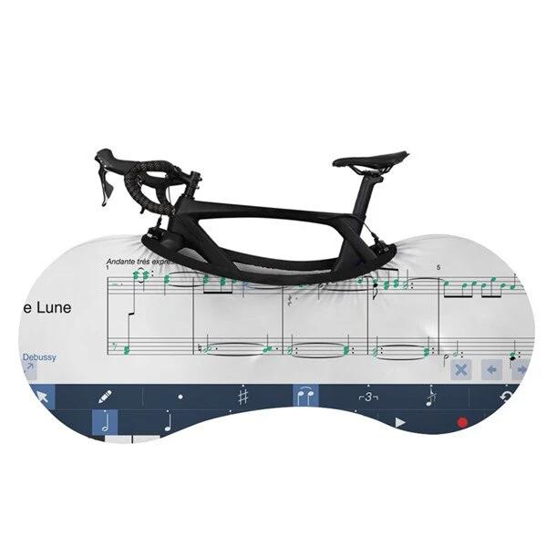 Music Print Bike Protective Cover