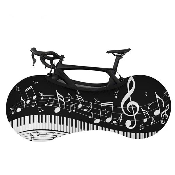 Music Print Bike Protective Cover