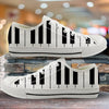 Black And White Piano Key Shoes