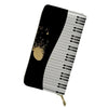 Music Piano Long Wallet