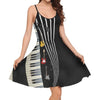 Music Note Knee Length Dress