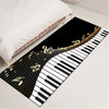 Piano Key Bedroom Flannel Rug