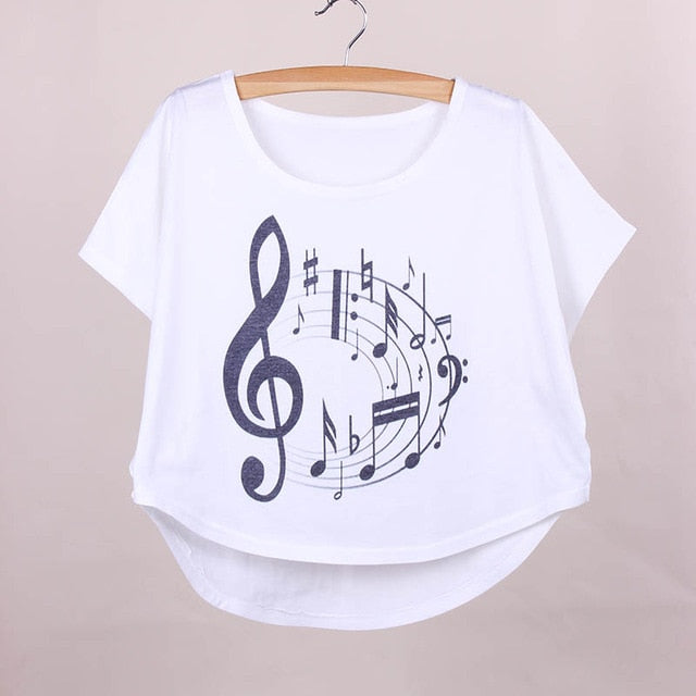 Music Butterfly Women's Top