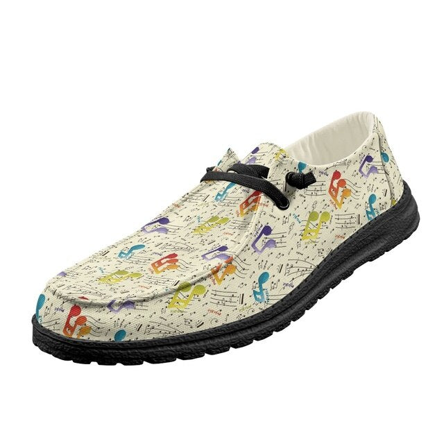 Musical Note Walking Loafers
