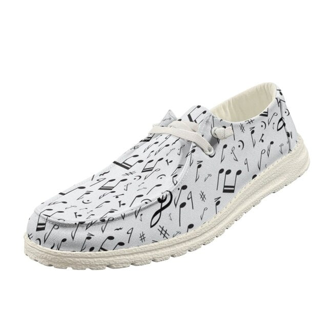 Musical Note Walking Loafers