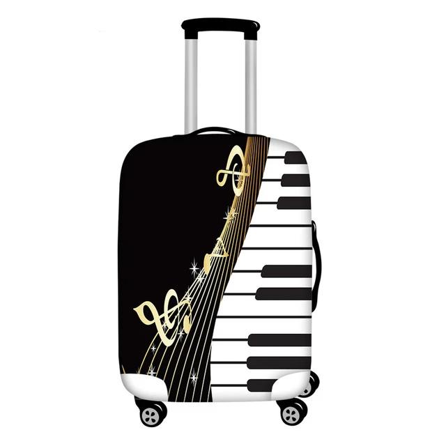 Music Instrument Print Luggage Cover