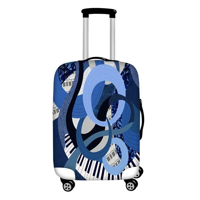 Music Instrument Print Luggage Cover