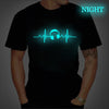 Music Headphone Luminous T-shirt