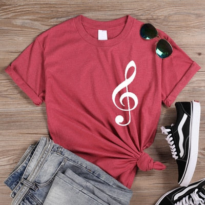 Treble Clef Casual T-shirt