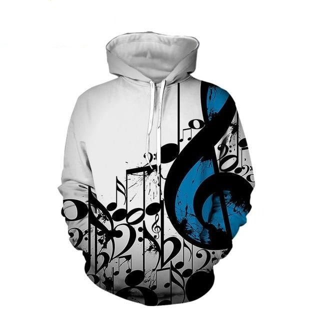 Musical Notes Hoodies/Sweatshirt /Jacket/Tee