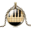 Piano Keyboard Pendant Necklace Vintage