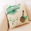 Musical Instrument Beige Pillowcase