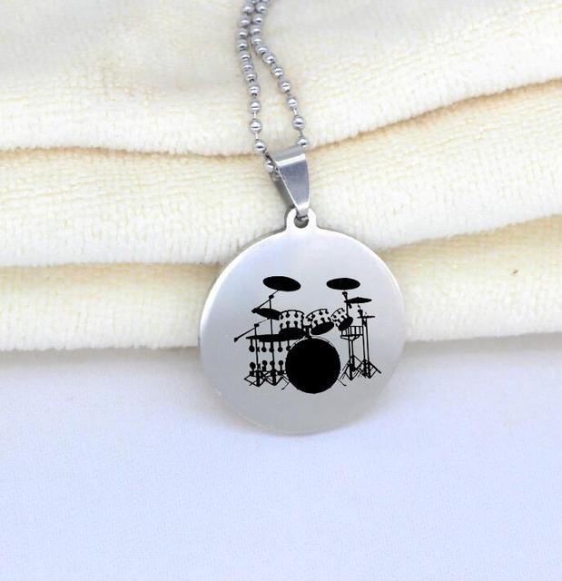 Drummer Musician Necklace