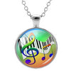 Piano Music Notes Necklace