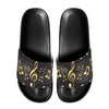 Trendy Piano Music Note Sandals