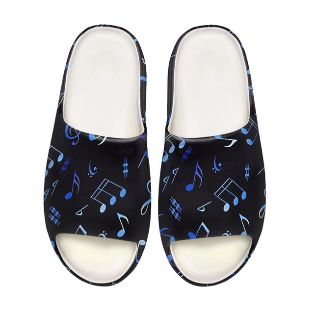 Music Note Flat Sandals