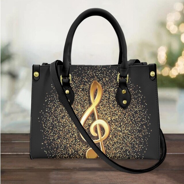 Music Note Piano Crossbody Bag