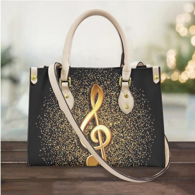 Music Note Piano Crossbody Bag