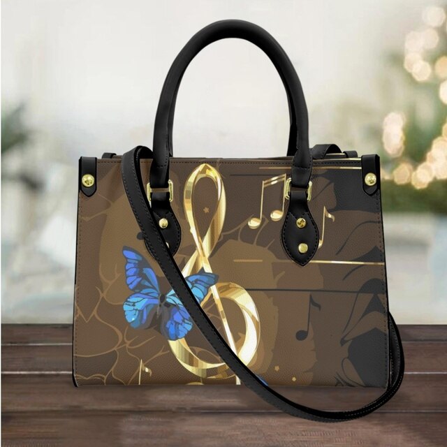 Music Note Piano Crossbody Bag