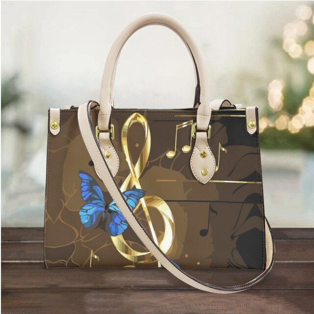 Music Note Piano Crossbody Bag