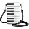 Piano Keys Pattern Shoulder Bag