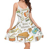 Music Instruments Sleeveless Dress