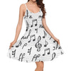 Music Notes Sleeveless Camis Dress