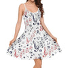 Music Notes Sleeveless Camis Dress