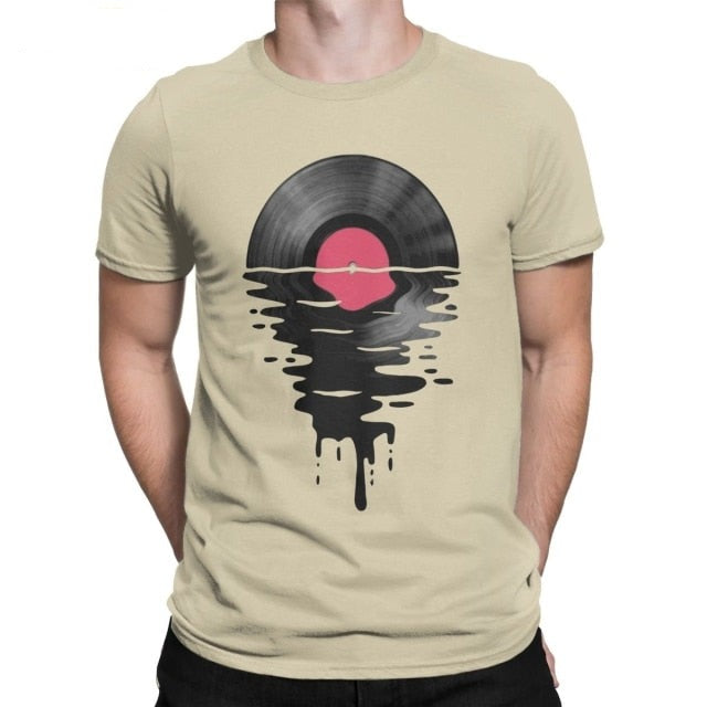 Vinyl Record Sunset T-shirt