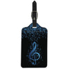 Leather Music Note Luggage Tag
