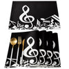 Musical Notes Dining Table Mats