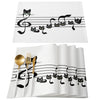 Musical Notes Dining Table Mats