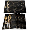 Musical Notes Dining Table Mats