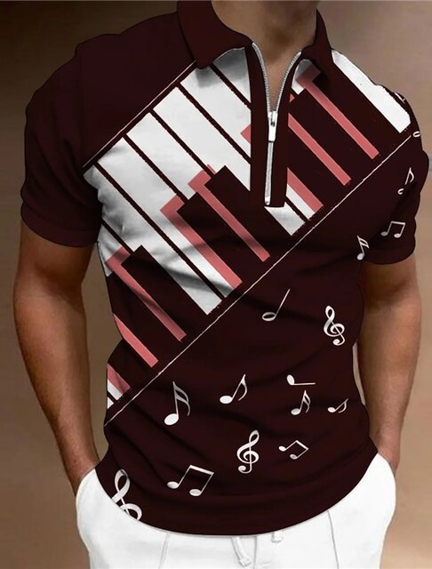 Musical Instrument Zipper Shirt