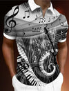 Musical Instrument Zipper Shirt