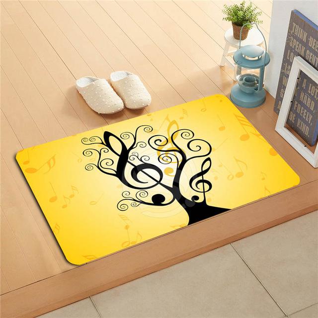 Musical Notes Doormat - Light Green / 40X60cm - { shop_name }} - Review