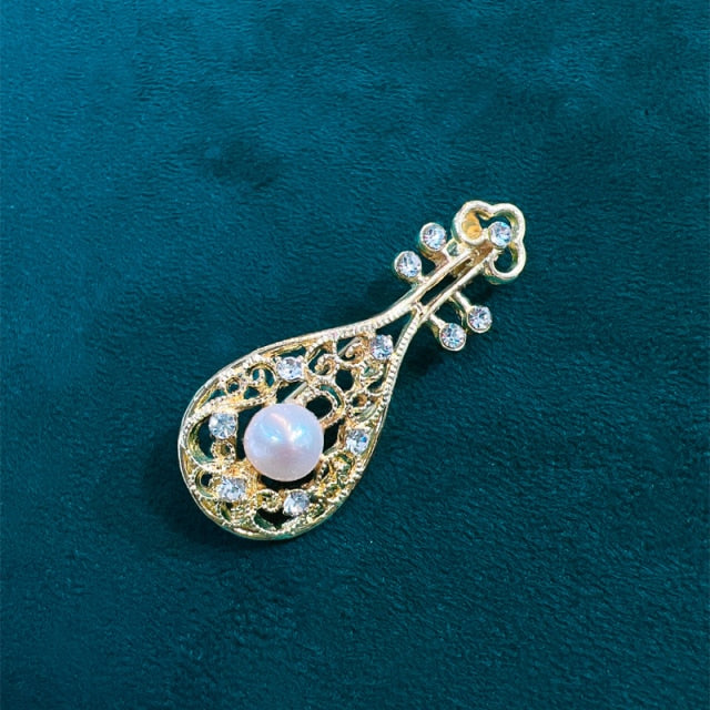 Musical Instrument Brooch