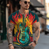 Retro 3D Guitar T-shirt