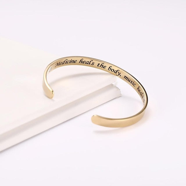 Music Heals The Soul Bangle