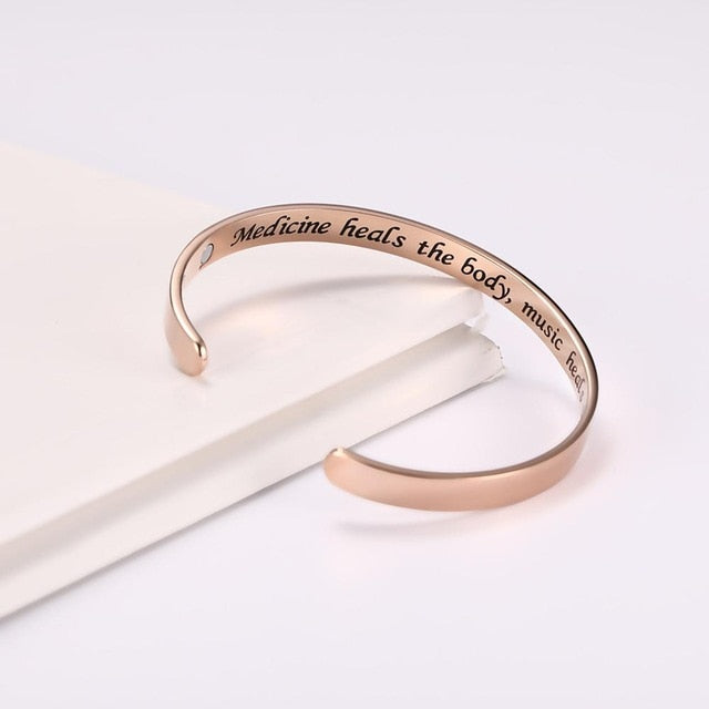 Music Heals The Soul Bangle